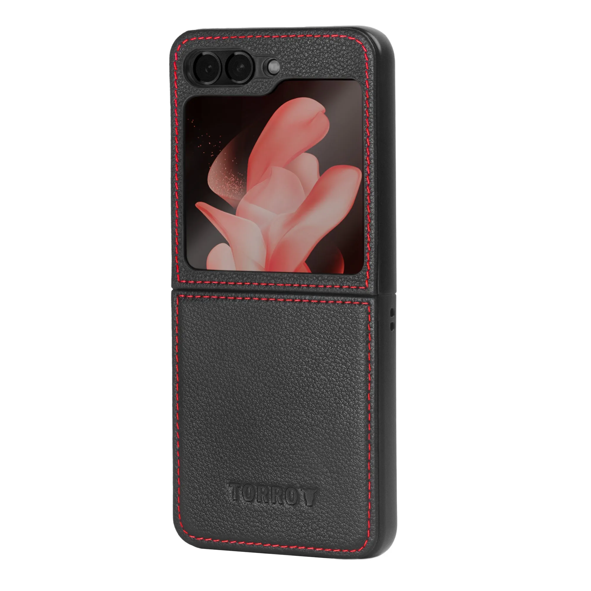 Galaxy Z Flip5 Leather Case