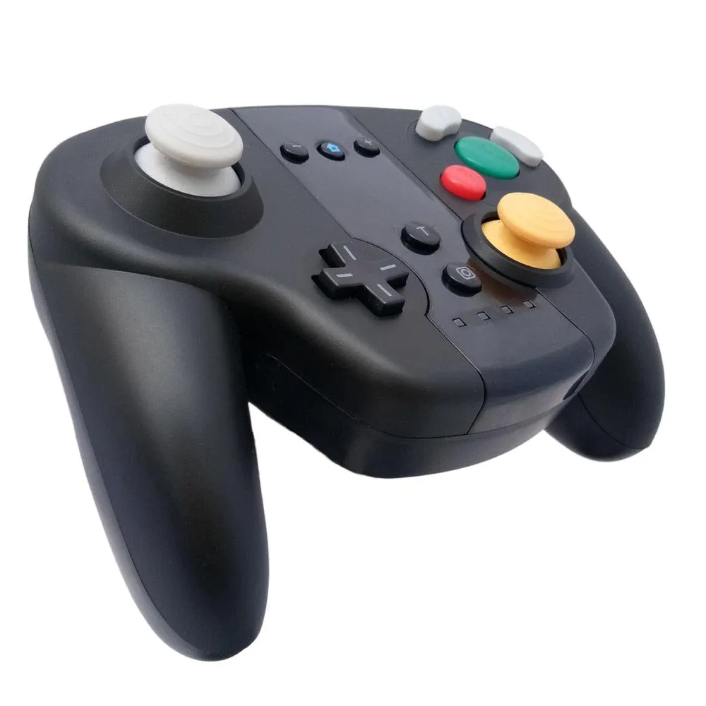 Gamecube Style Controller for Nintendo Switch: With Amiibo/NFC Functionality Wired or Wireless Connection