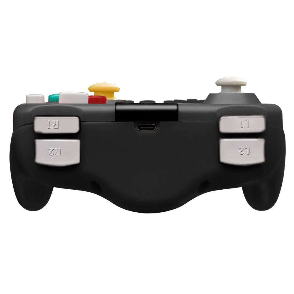 Gamecube Style Controller for Nintendo Switch: With Amiibo/NFC Functionality Wired or Wireless Connection