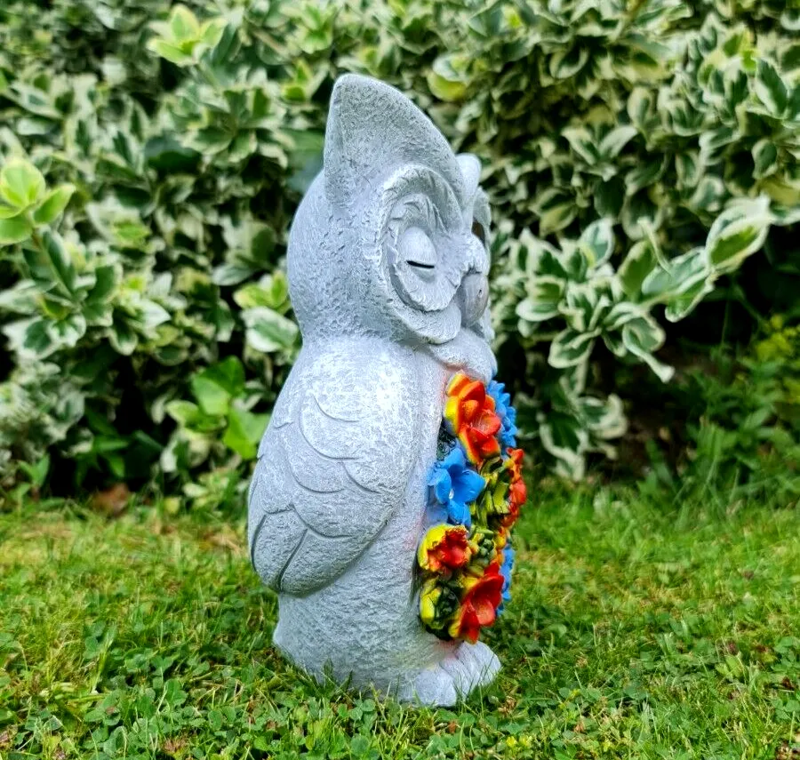 Garden Owl Solar Ornament