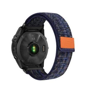 Garmin Fenix 3 HR Nylon Quickfit wristband (joint circumference: 160-220 mm) - Blue / Orange