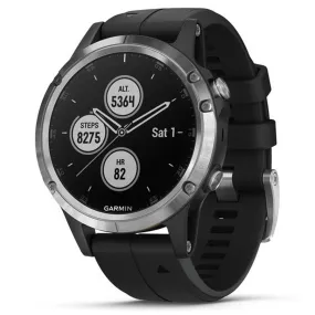 Garmin Fenix 5 Plus - Silver nero