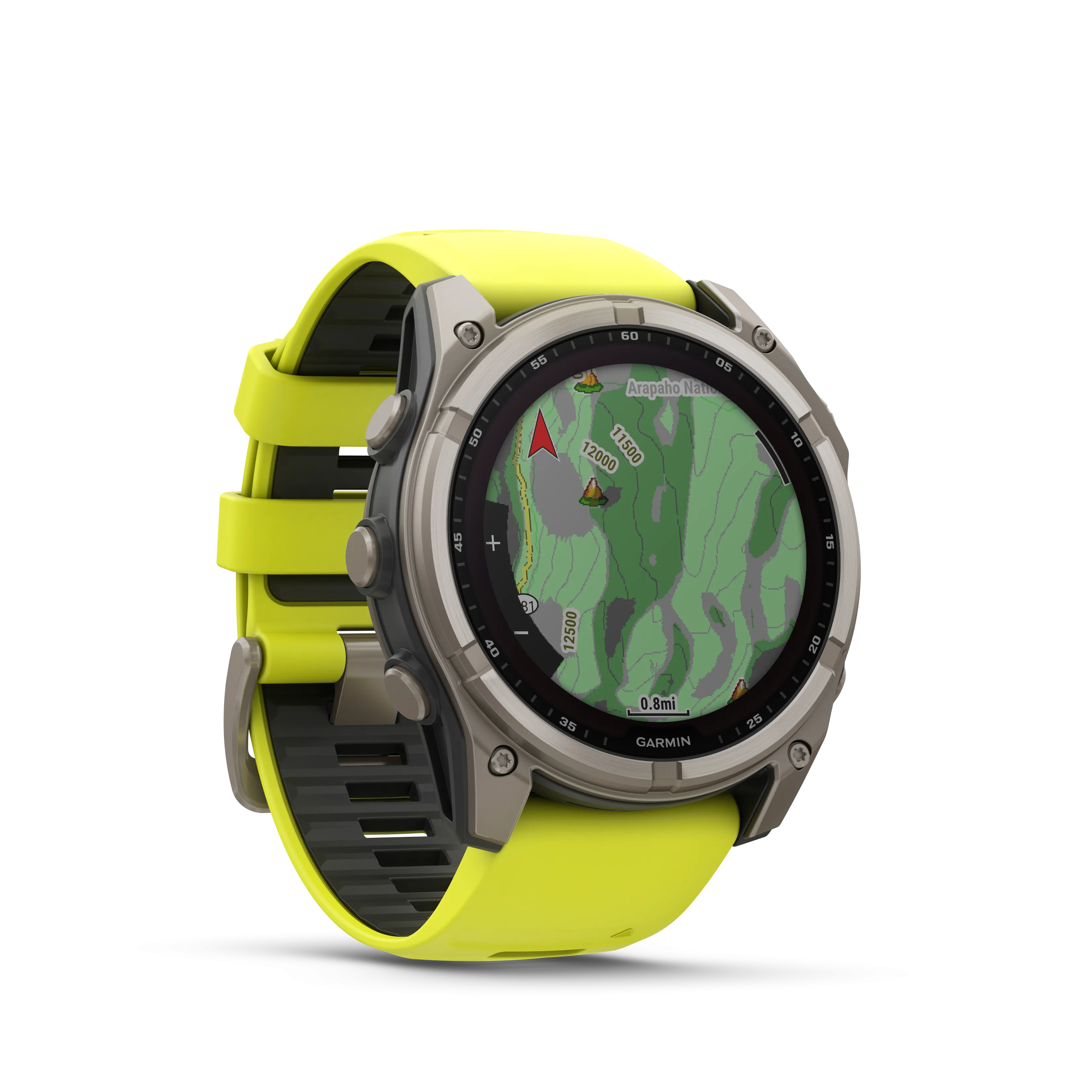 GARMIN fēnix® 8 - 51MM - SOLAR, SAPPHIRE - AMP YELLOW/GRAPHITE