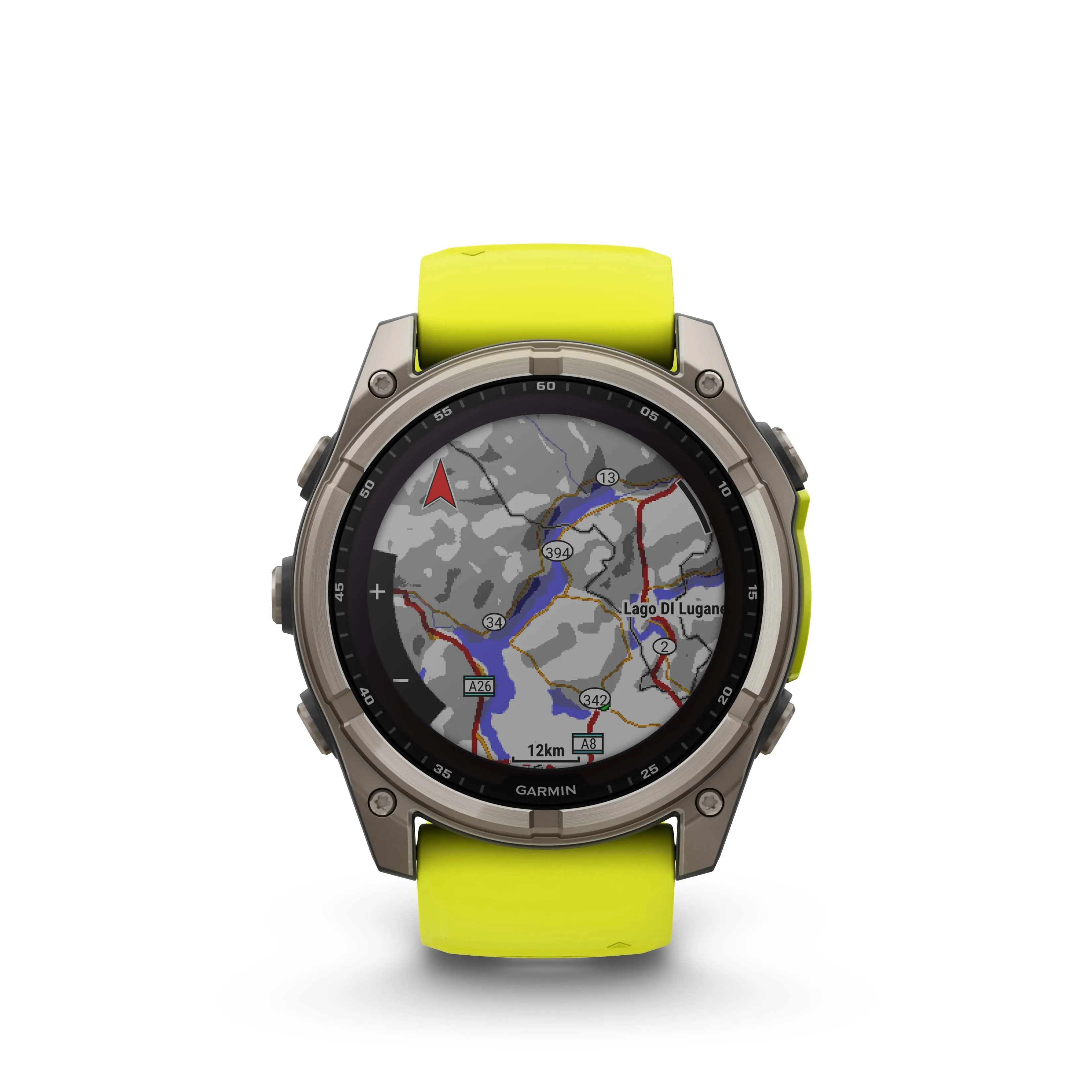 GARMIN fēnix® 8 - 51MM - SOLAR, SAPPHIRE - AMP YELLOW/GRAPHITE