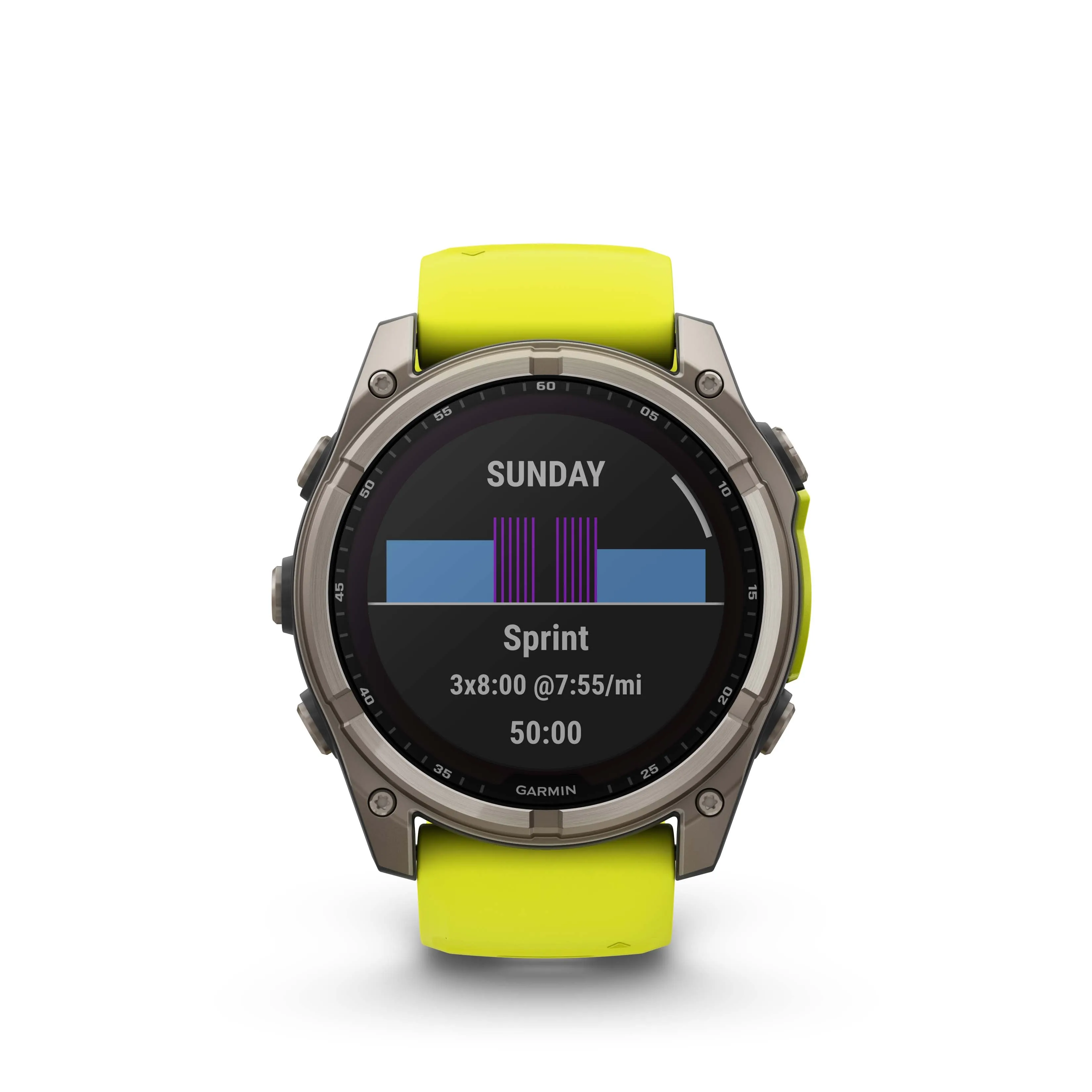 GARMIN fēnix® 8 - 51MM - SOLAR, SAPPHIRE - AMP YELLOW/GRAPHITE