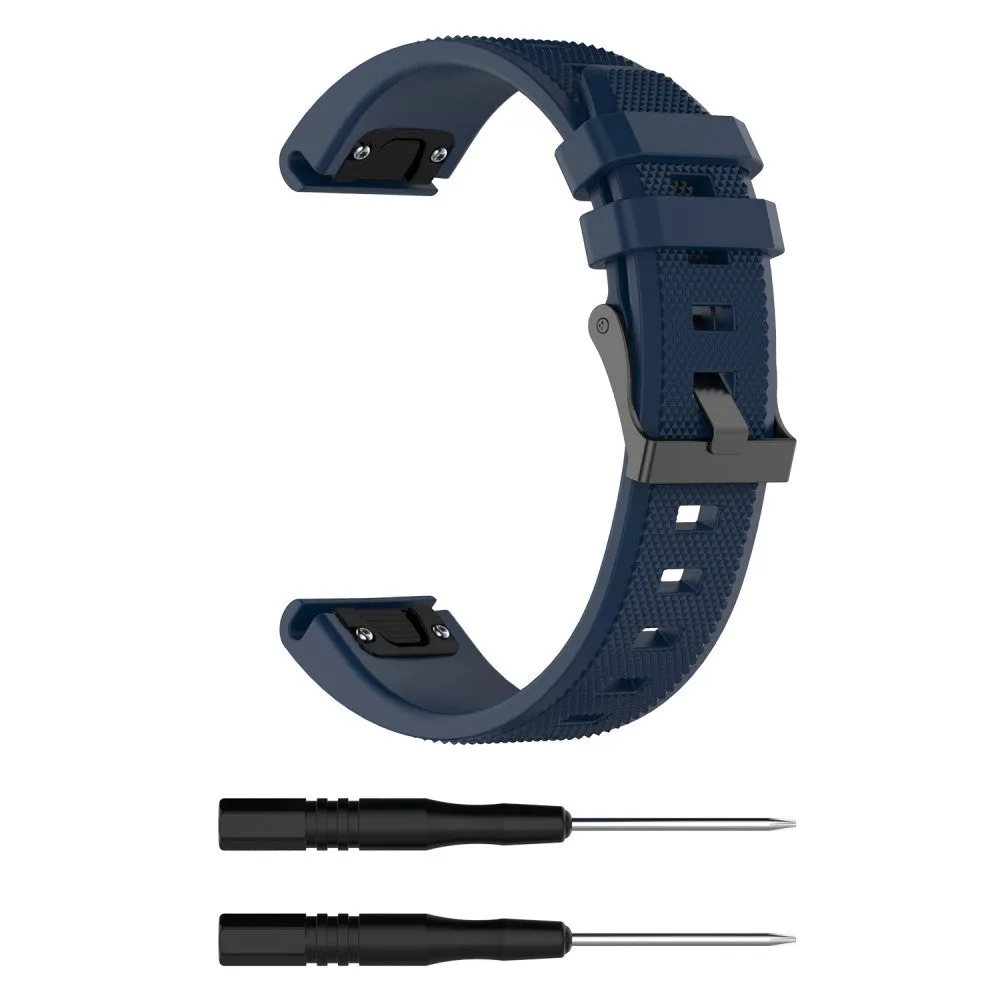 Garmin Forerunner 945 silicone sports bracelet with 22mm quick release (170-220 mm) - dark blue