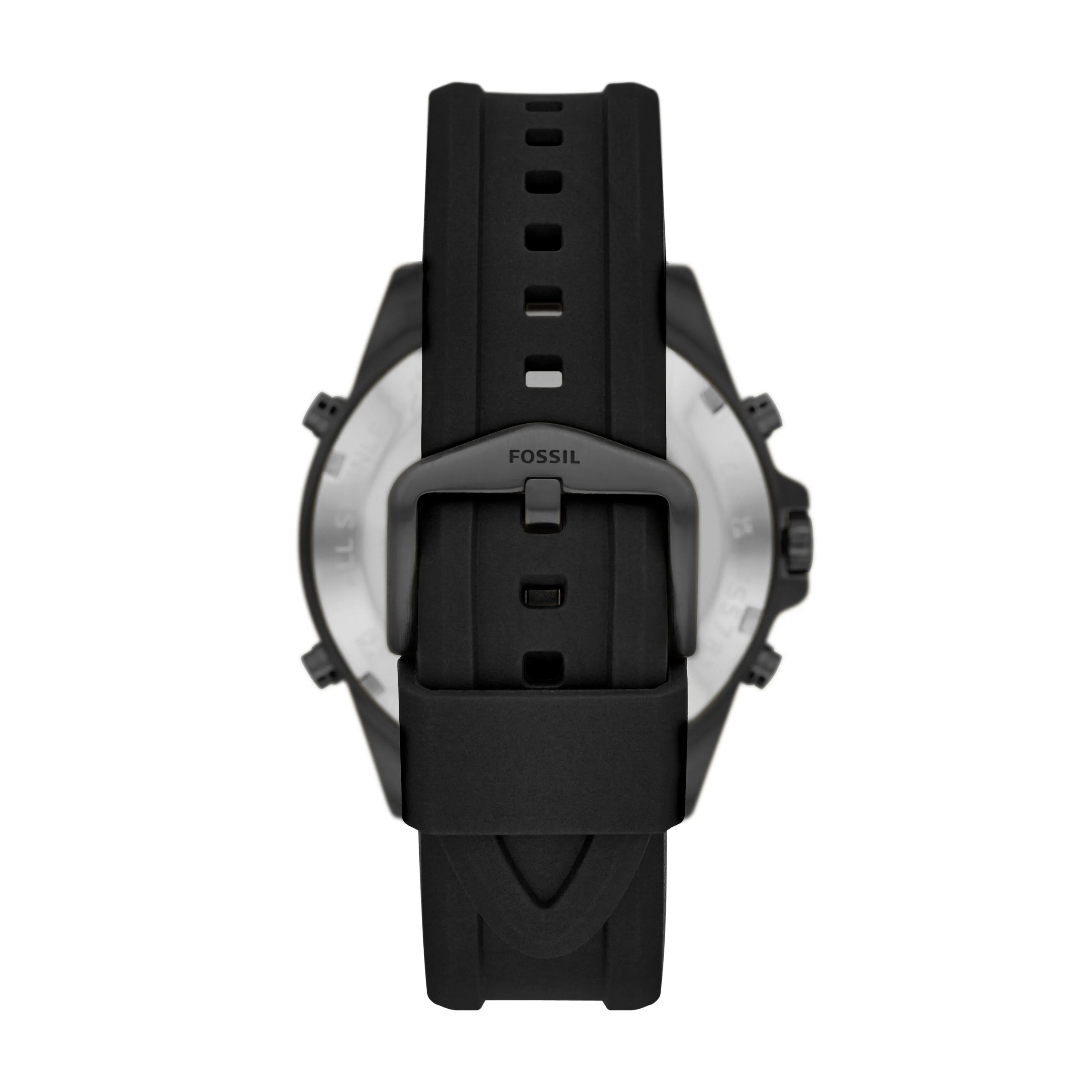 Garrett analogue-Digital Black Silicone Watch