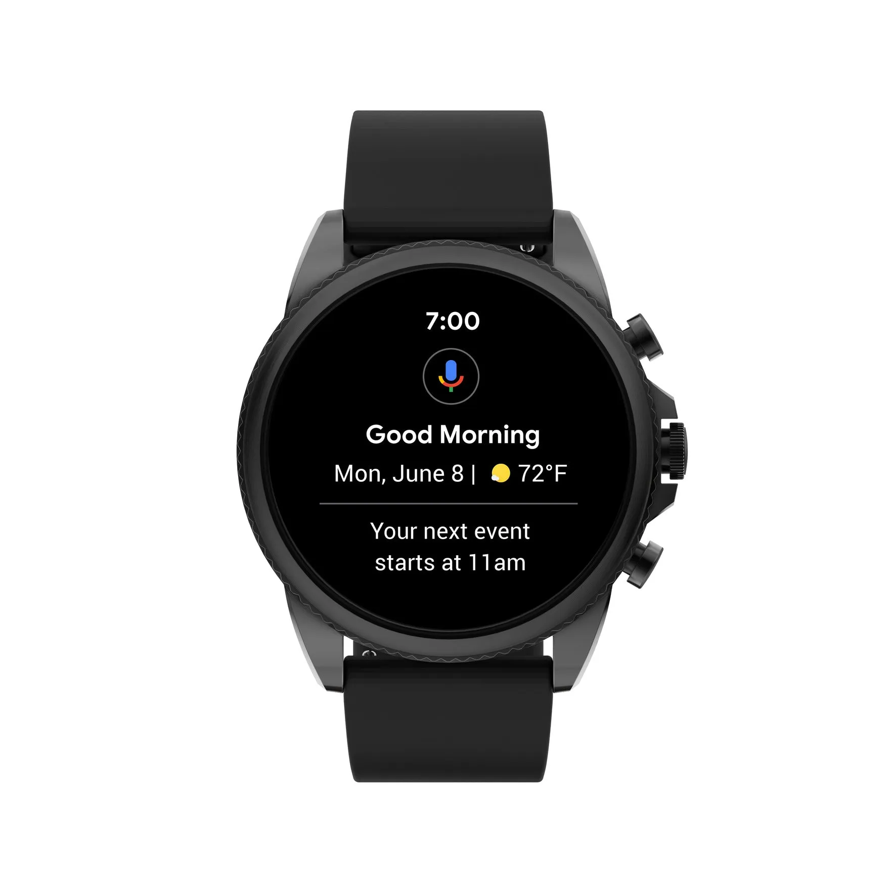 Gen 6 Smartwatch Black Silicone