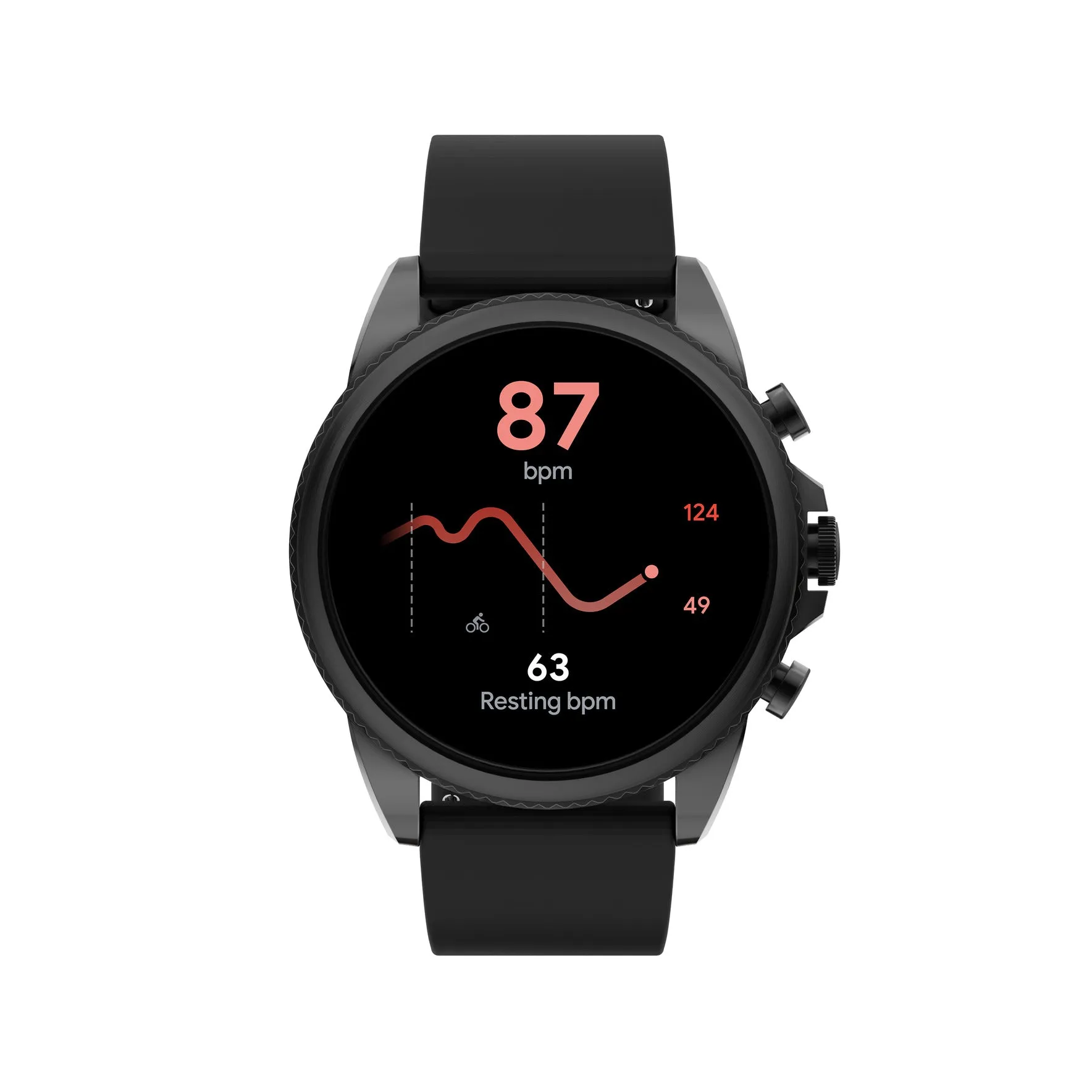 Gen 6 Smartwatch Black Silicone