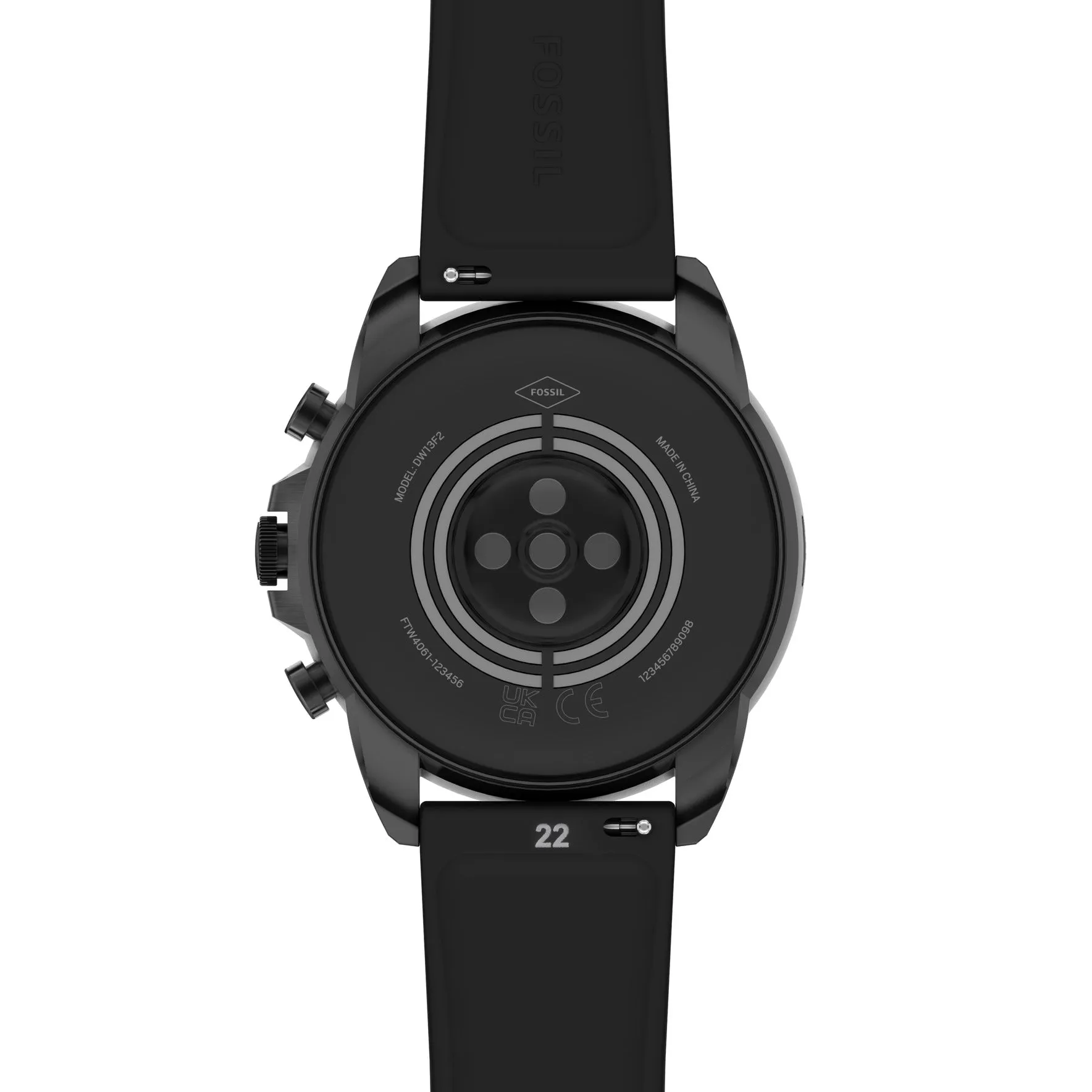 Gen 6 Smartwatch Black Silicone