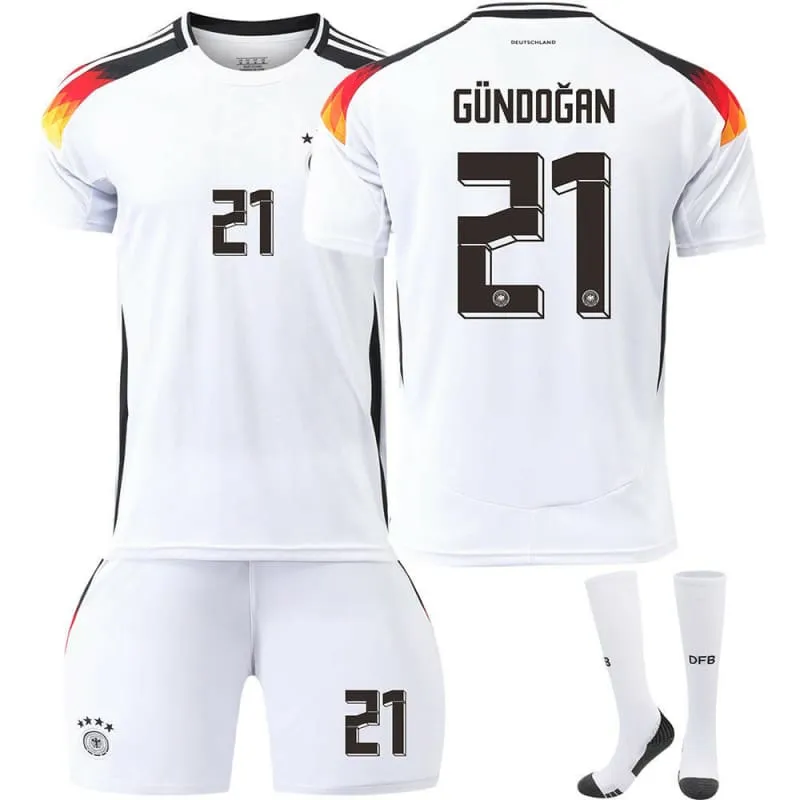 Germany Home No. 13 Müller European Cup Jersey for Fans