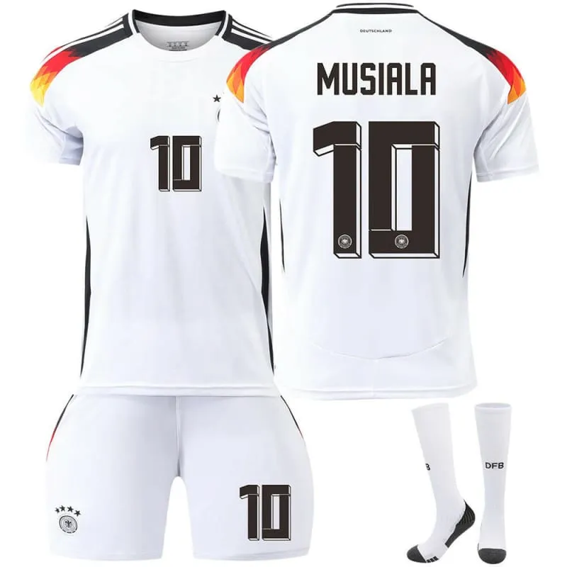 Germany Home No. 13 Müller European Cup Jersey for Fans