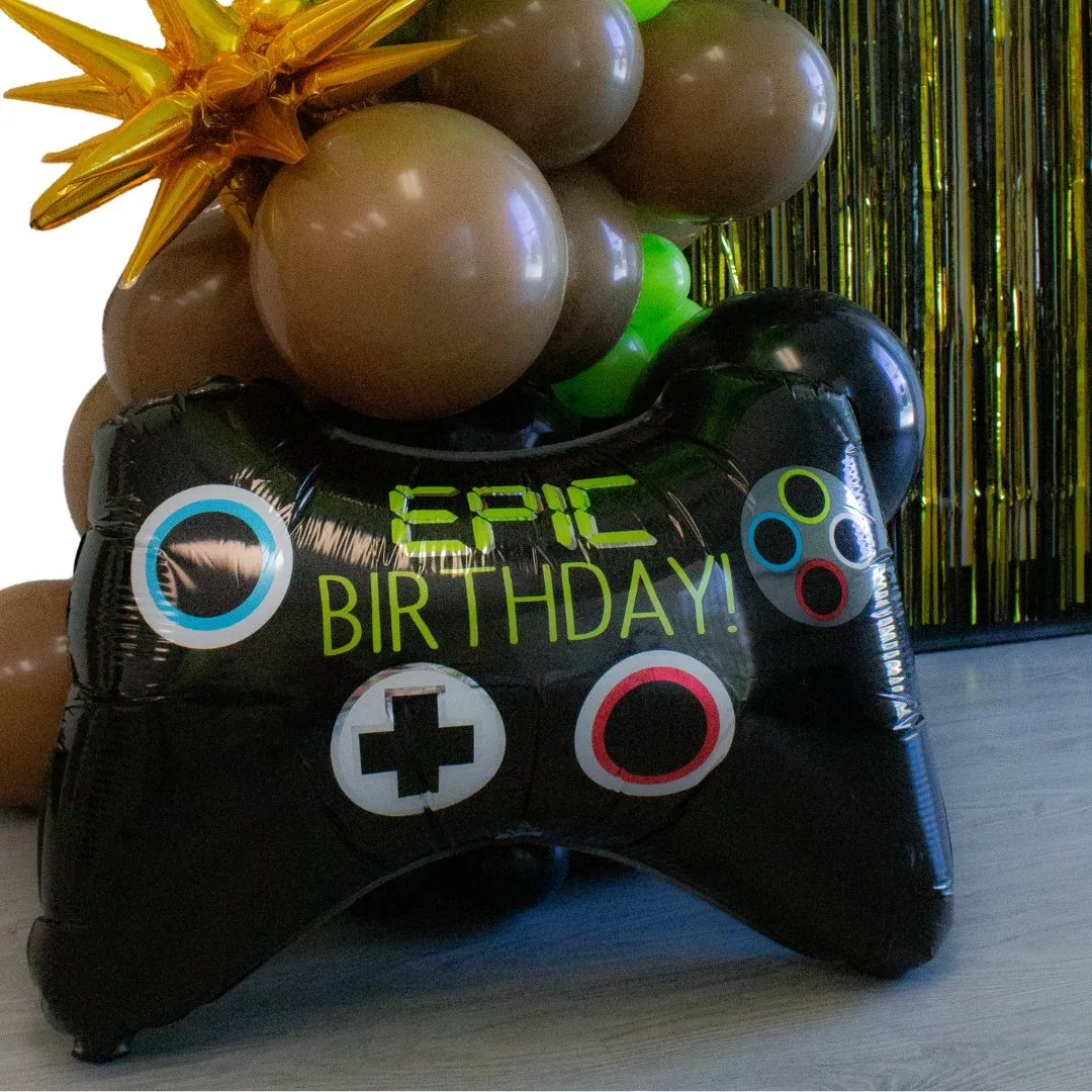 Giant Video Game Controller Epic Birthday Foil Balloon (18 Inches)