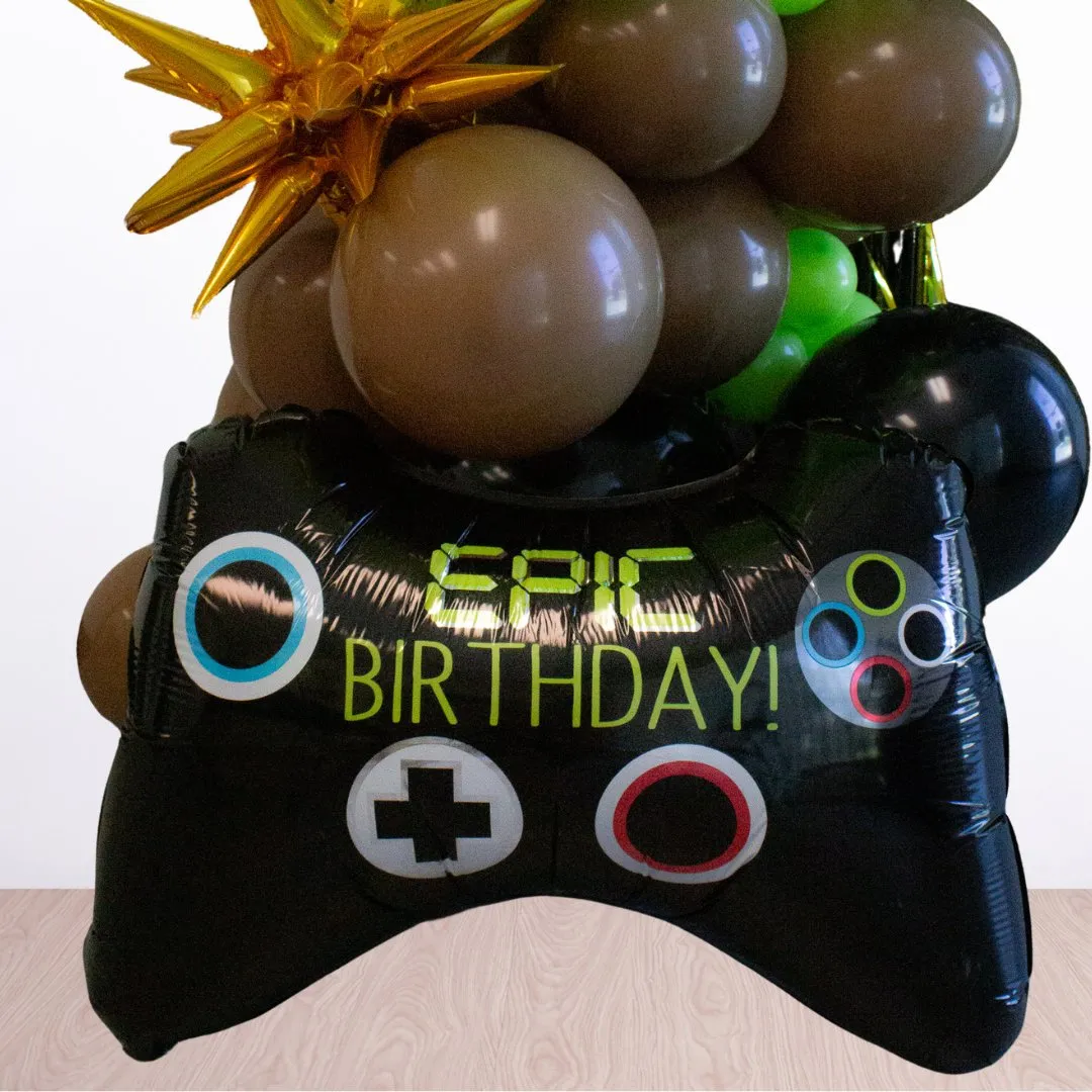 Giant Video Game Controller Epic Birthday Foil Balloon (18 Inches)