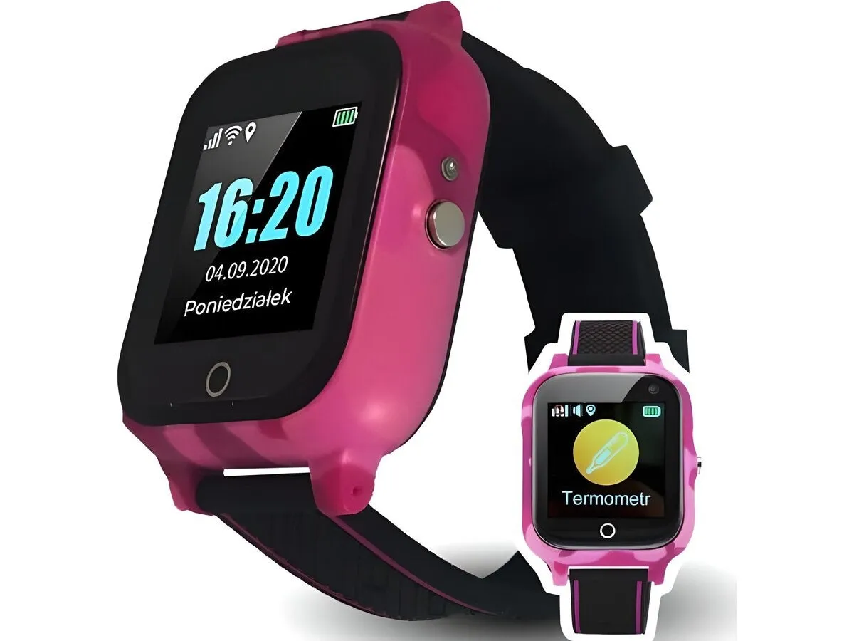 Gogps Smartwatch For Kids  K27  Pink