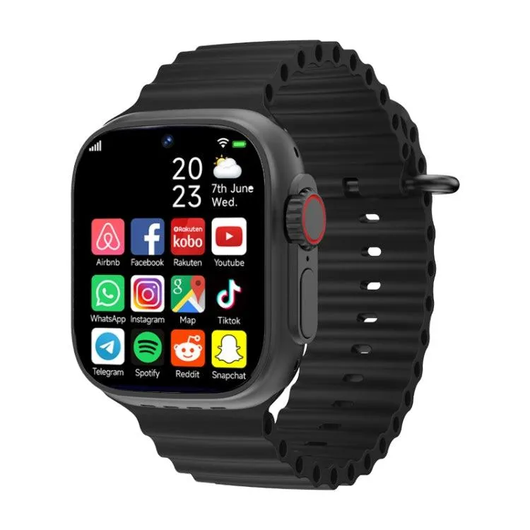 GS37 Smartwatch with Phone Functionality - 1.95" Display, Android 9.0, 4G, Dual Cameras