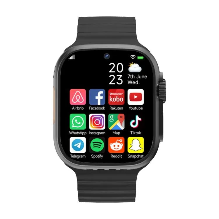 GS37 Smartwatch with Phone Functionality - 1.95" Display, Android 9.0, 4G, Dual Cameras