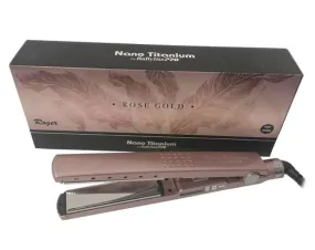 Hair Straightener Pro Nano Titanium 1 1/4 Rose Gold Plate Board 220V - Babyliss