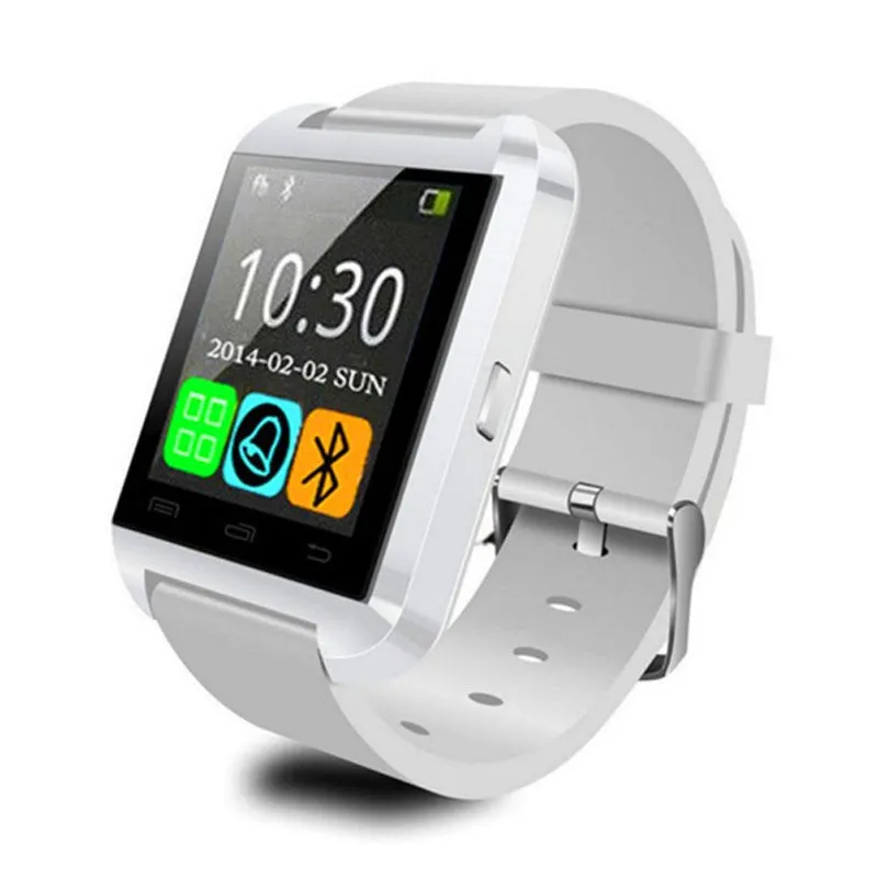 High Quality Multifunction Bluetooth Smart Watch U8 digital sport watches For Android Phones 6 Colors