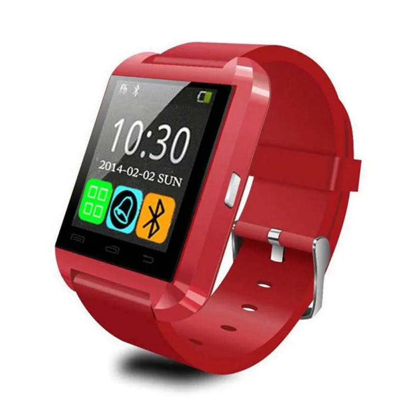 High Quality Multifunction Bluetooth Smart Watch U8 digital sport watches For Android Phones 6 Colors