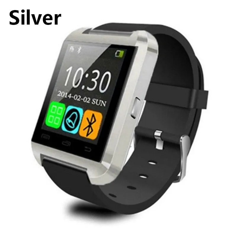 High Quality Multifunction Bluetooth Smart Watch U8 digital sport watches For Android Phones 6 Colors