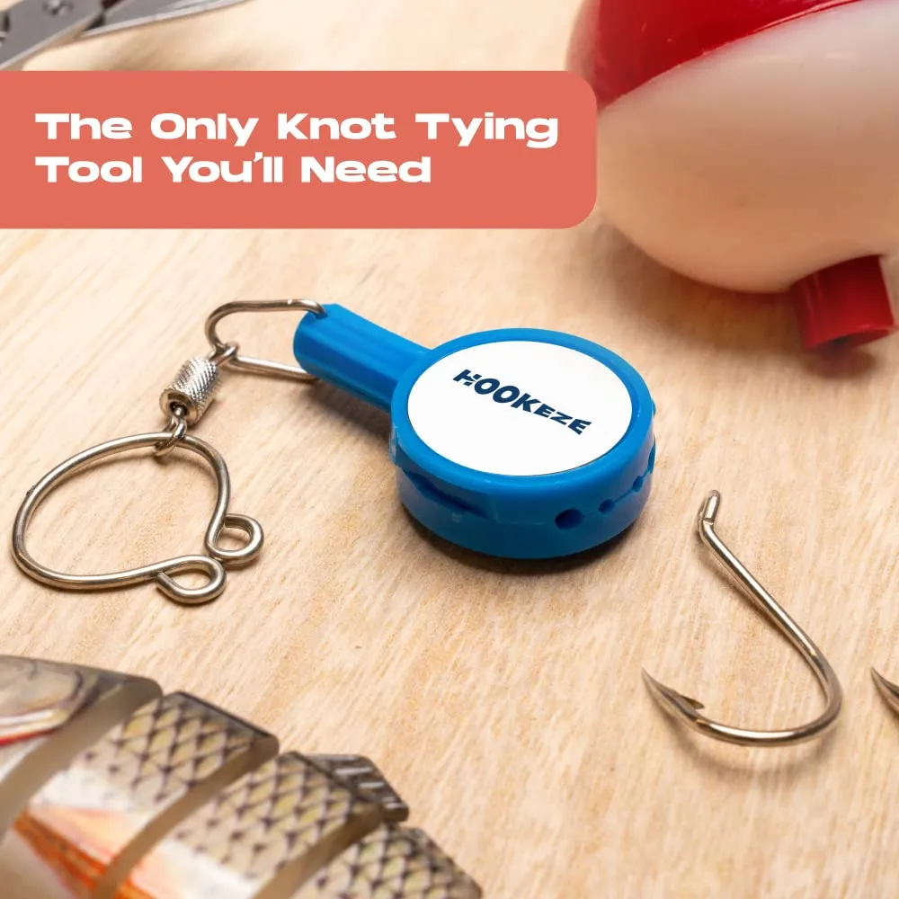 Hook-Eze Knot Tying Tool for Fishing Hooks Standard Size