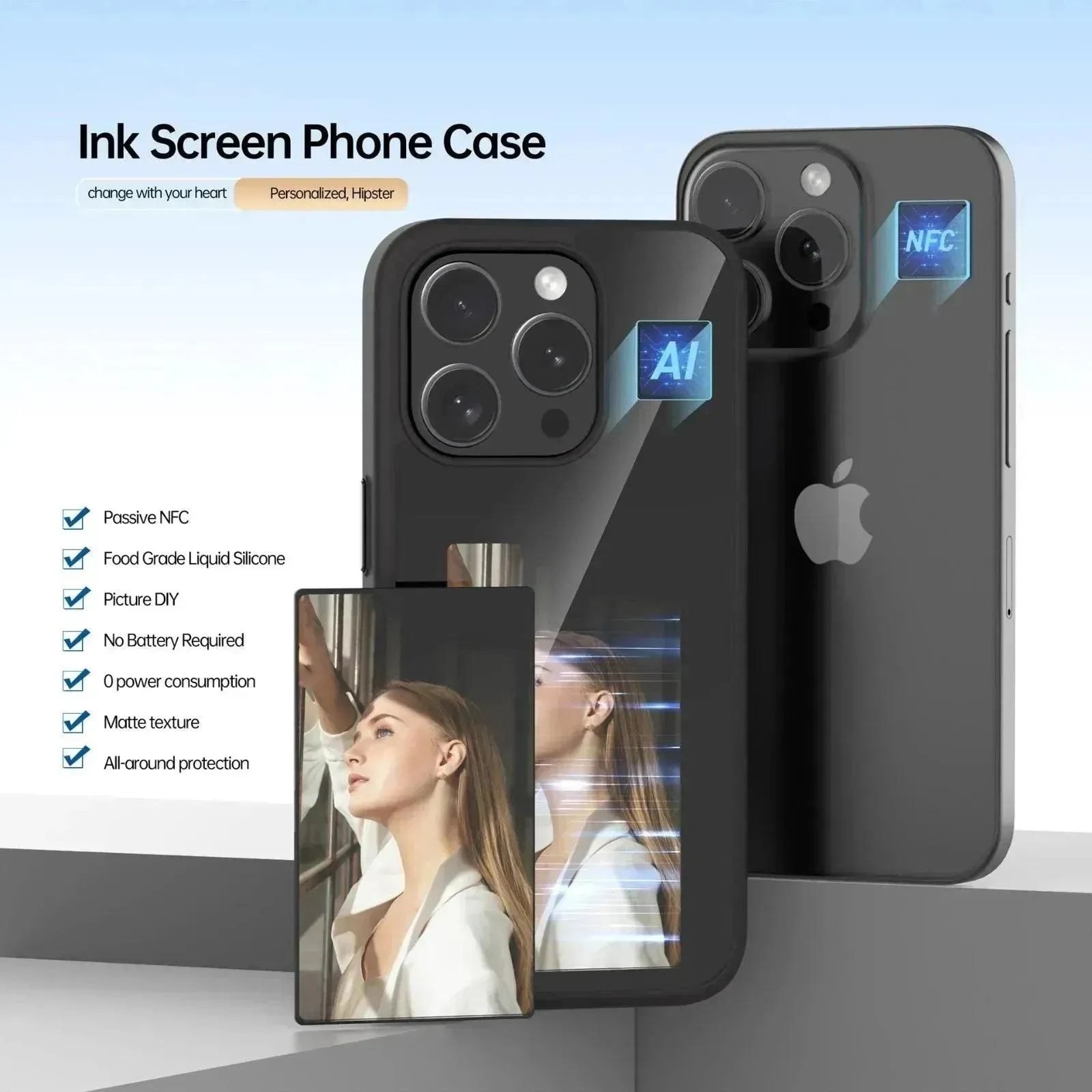 InkShow Case DIY Customisable Back Cover (For iPhones)