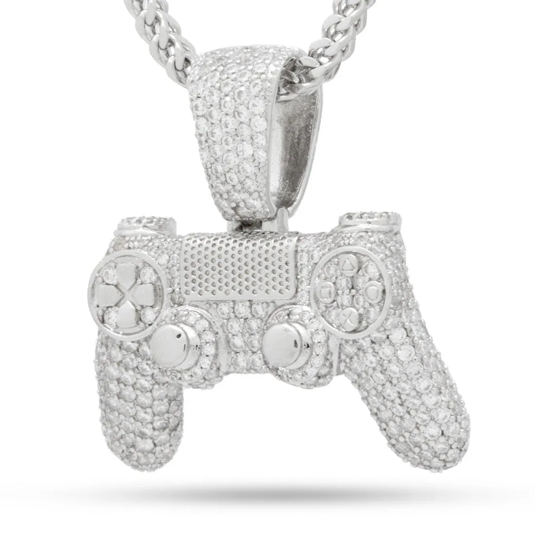 Inspired by PlayStation® - Iced Classic Controller Necklace