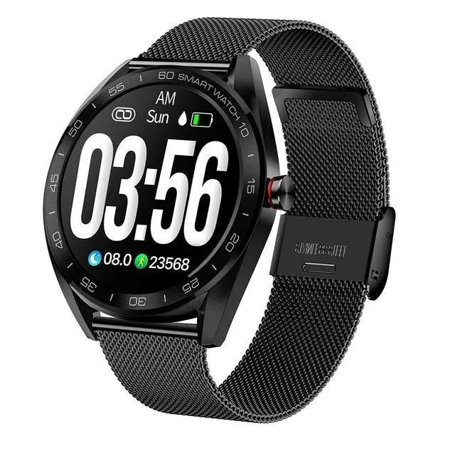 IP68 Waterproof Bluetooth Heart Rate Monitor Fitness Tracker Sport Smartwatch For Android iOS