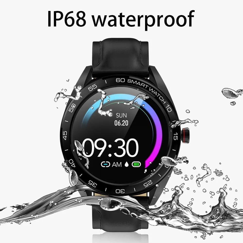 IP68 Waterproof Bluetooth Heart Rate Monitor Fitness Tracker Sport Smartwatch For Android iOS