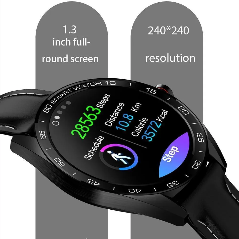 IP68 Waterproof Bluetooth Heart Rate Monitor Fitness Tracker Sport Smartwatch For Android iOS