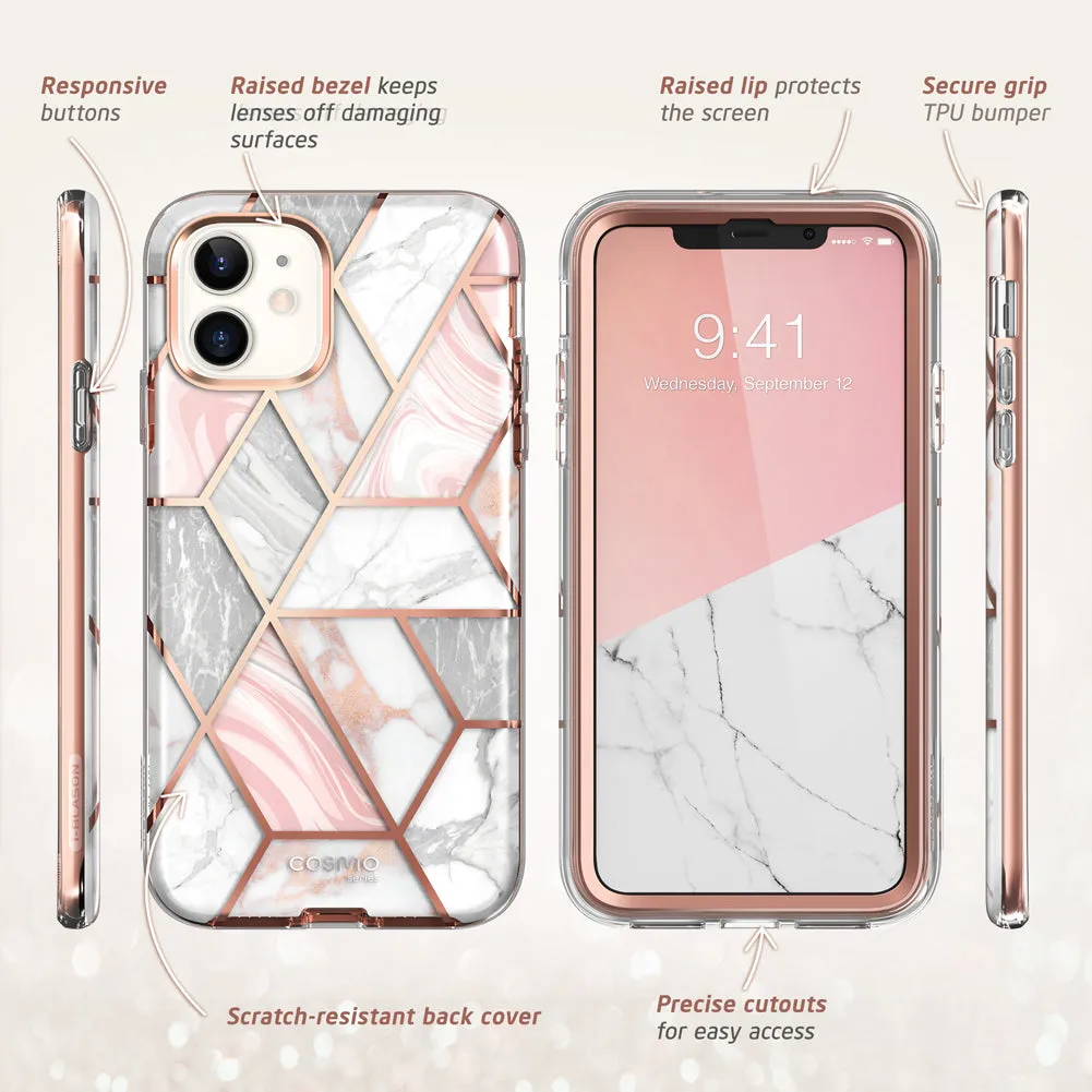 iPhone 12 Cosmo Case - Marble Pink