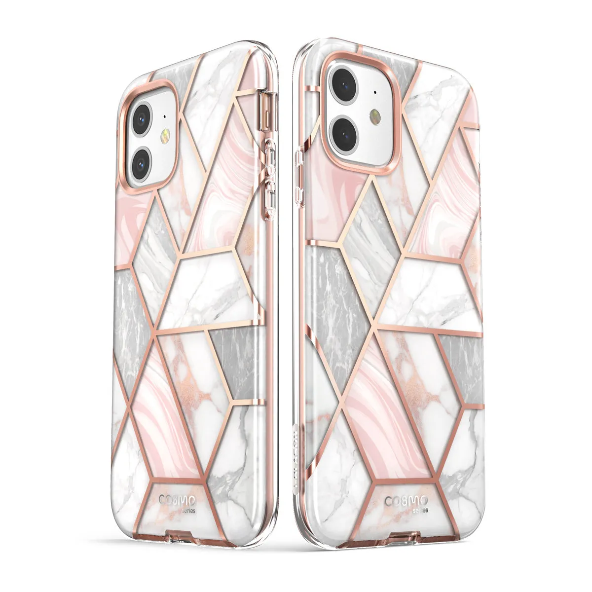 iPhone 12 Cosmo Case - Marble Pink