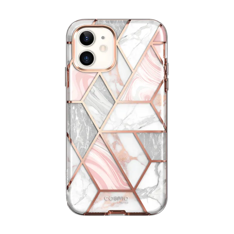 iPhone 12 Cosmo Case - Marble Pink