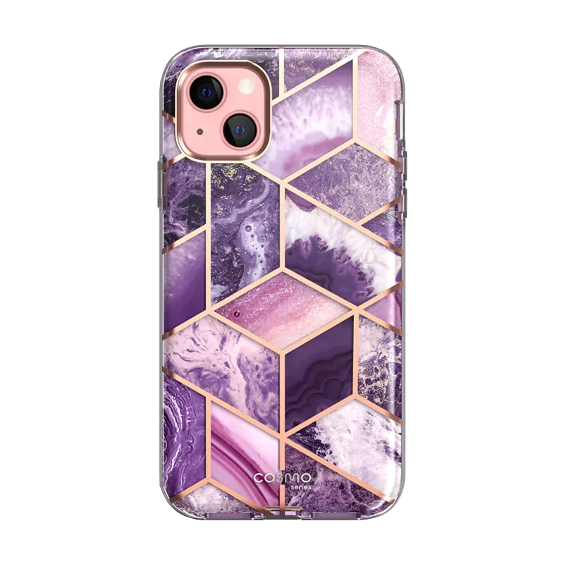 iPhone 13 Cosmo Case - Marble Purple