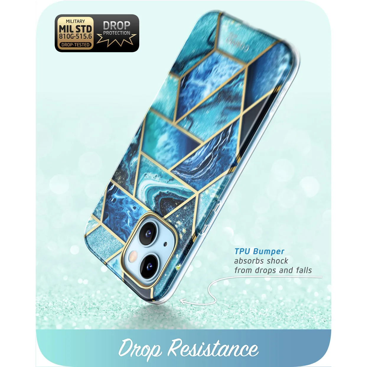 iPhone 13 mini Cosmo Case - Ocean Blue