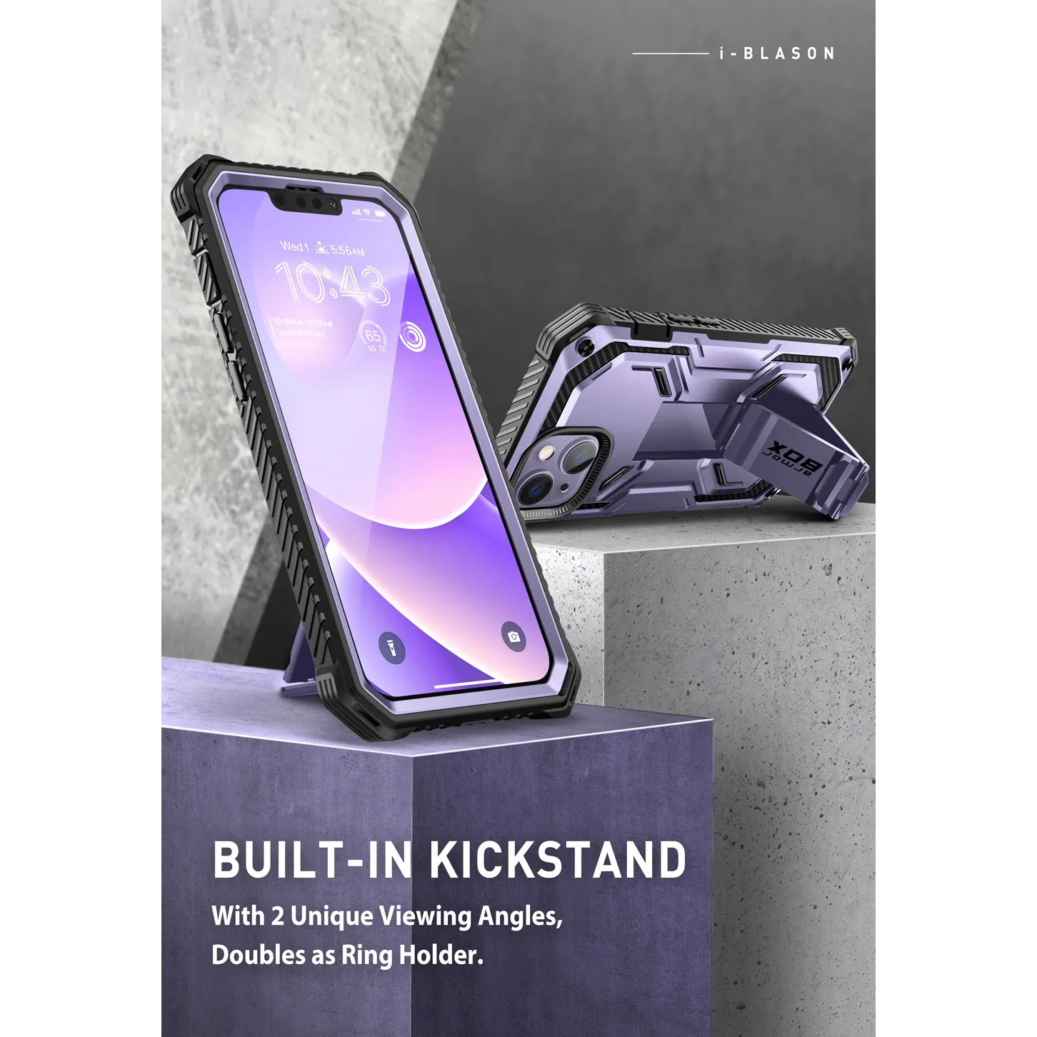 iPhone 14 Plus Armorbox Case - Metallic Purple