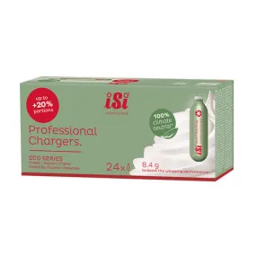 ISI Eco Series N20 Professional Cream Chargers - 24pk