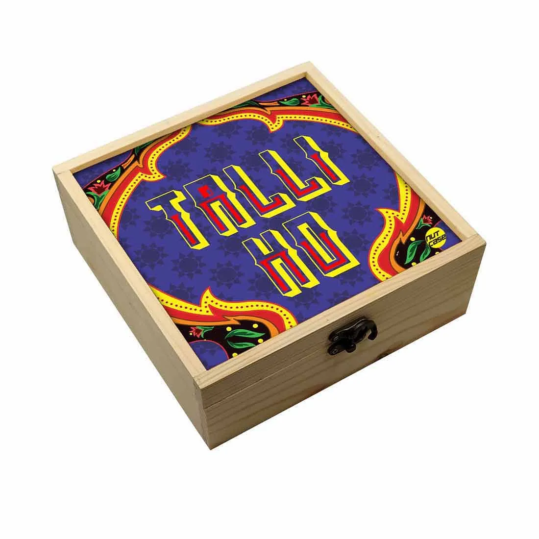 Jewellery Box Makepup Organizer -  Talli Ho Blue Red