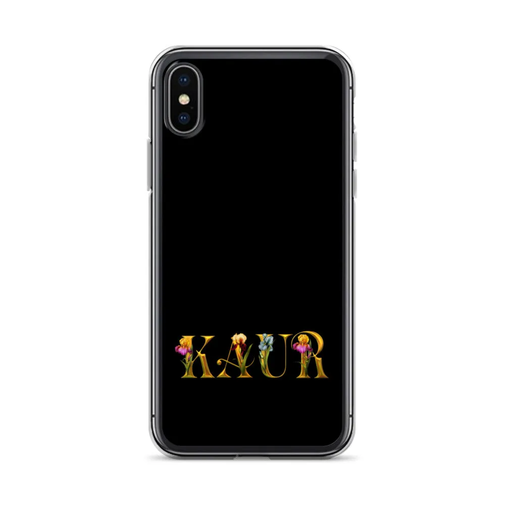 Kaur floral iPhone Case