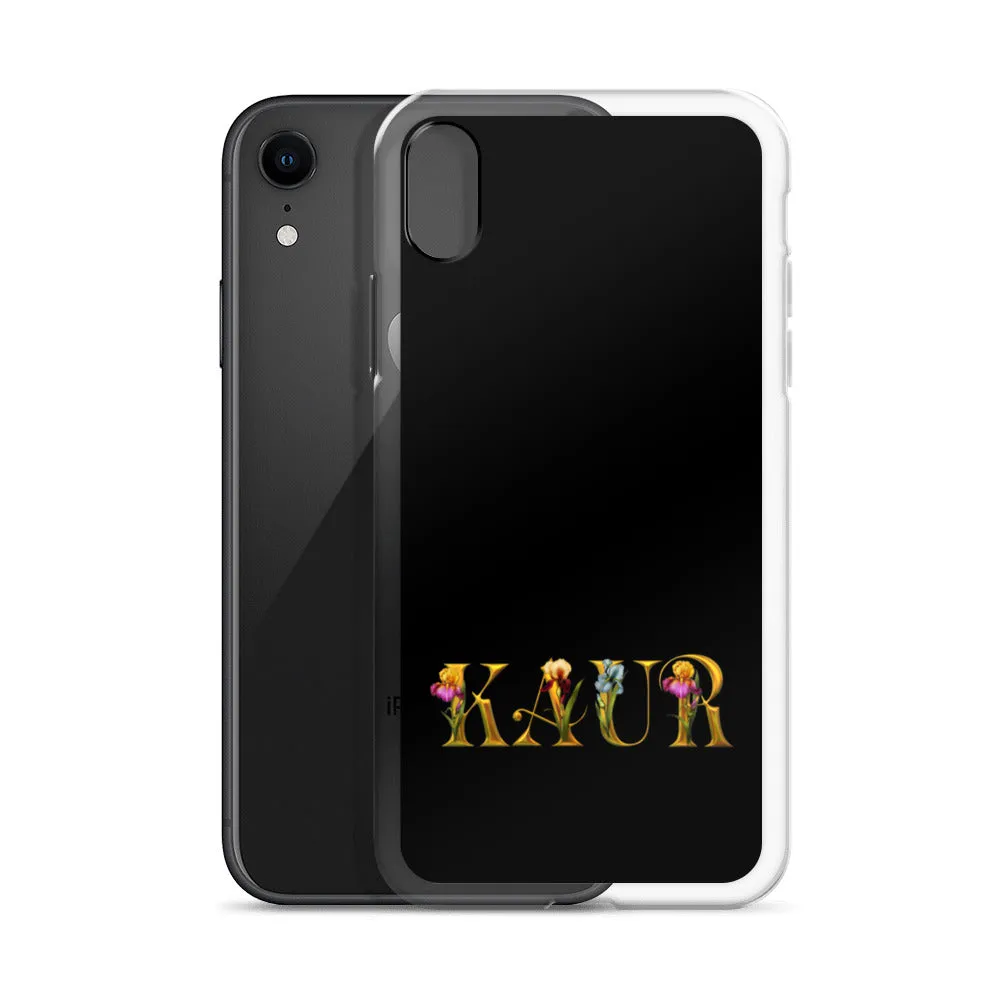 Kaur floral iPhone Case