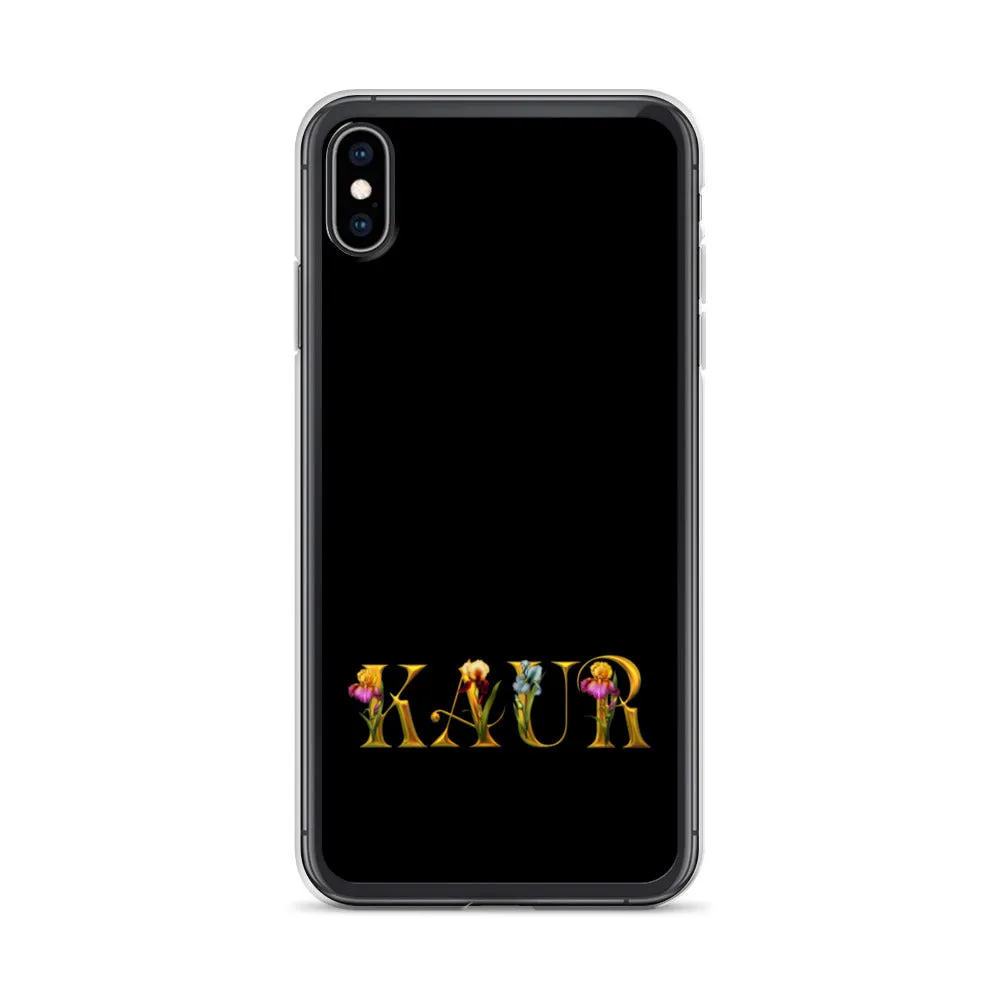 Kaur floral iPhone Case