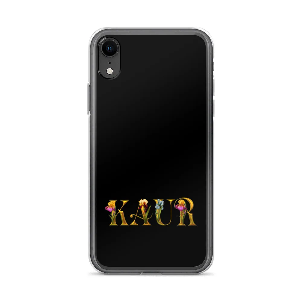 Kaur floral iPhone Case