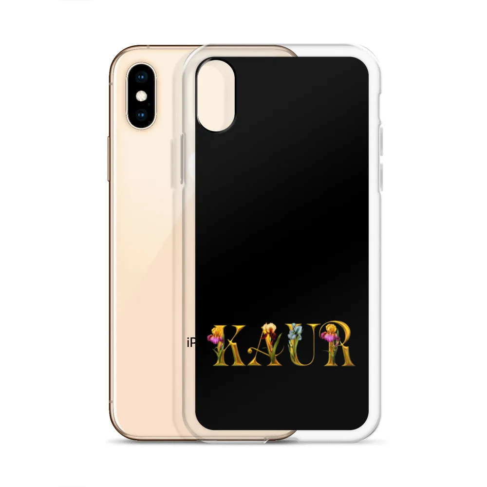 Kaur floral iPhone Case