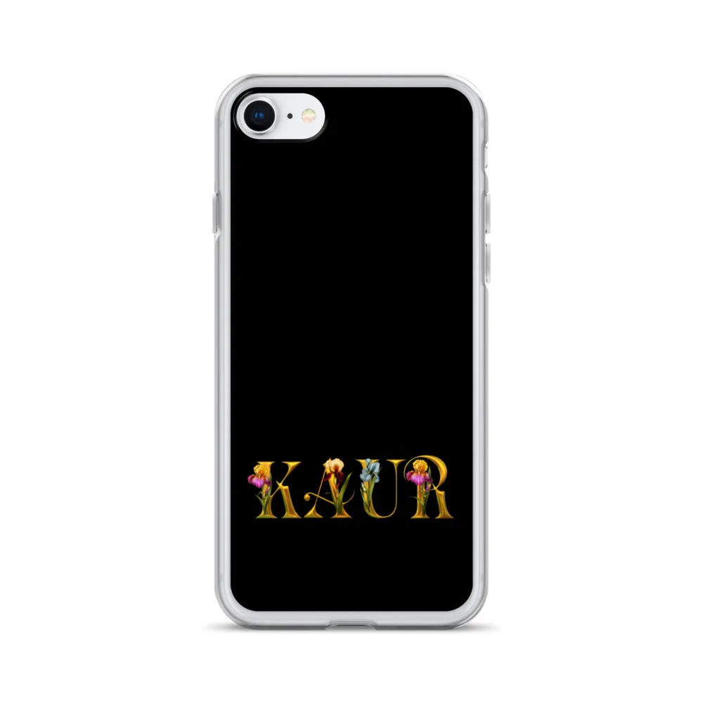 Kaur floral iPhone Case