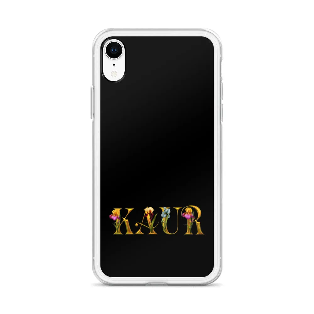 Kaur floral iPhone Case