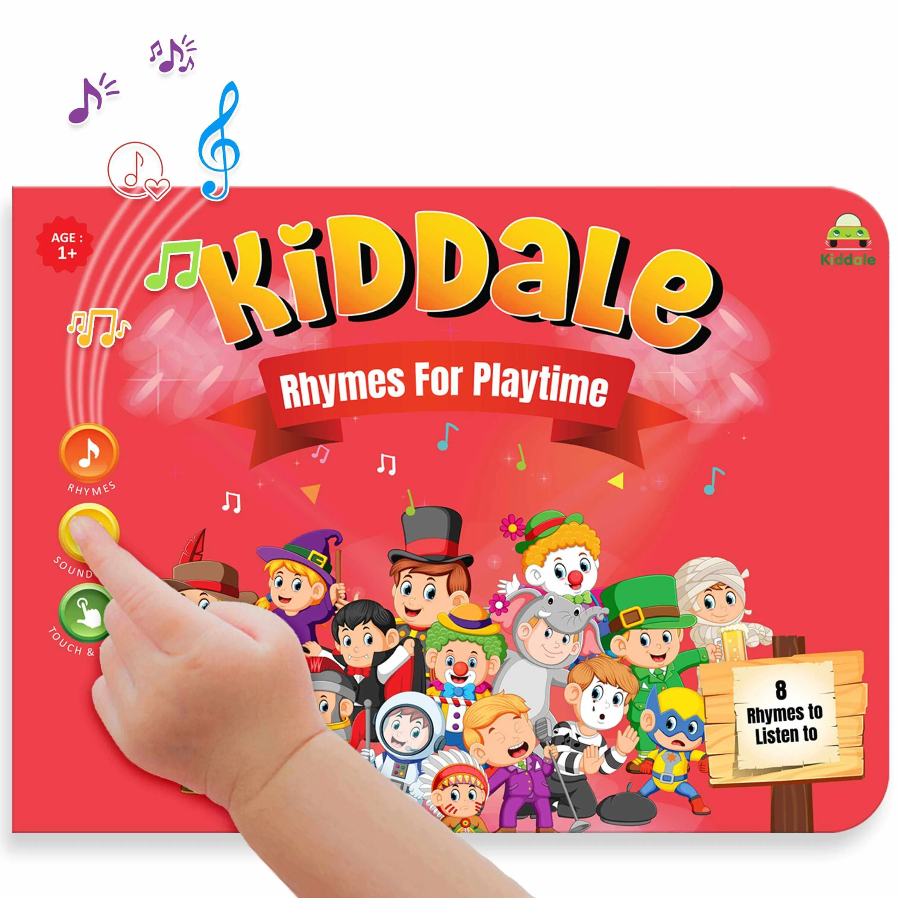 Kiddale Top and Popular English Nursery Rhymes Sound & Songs Book