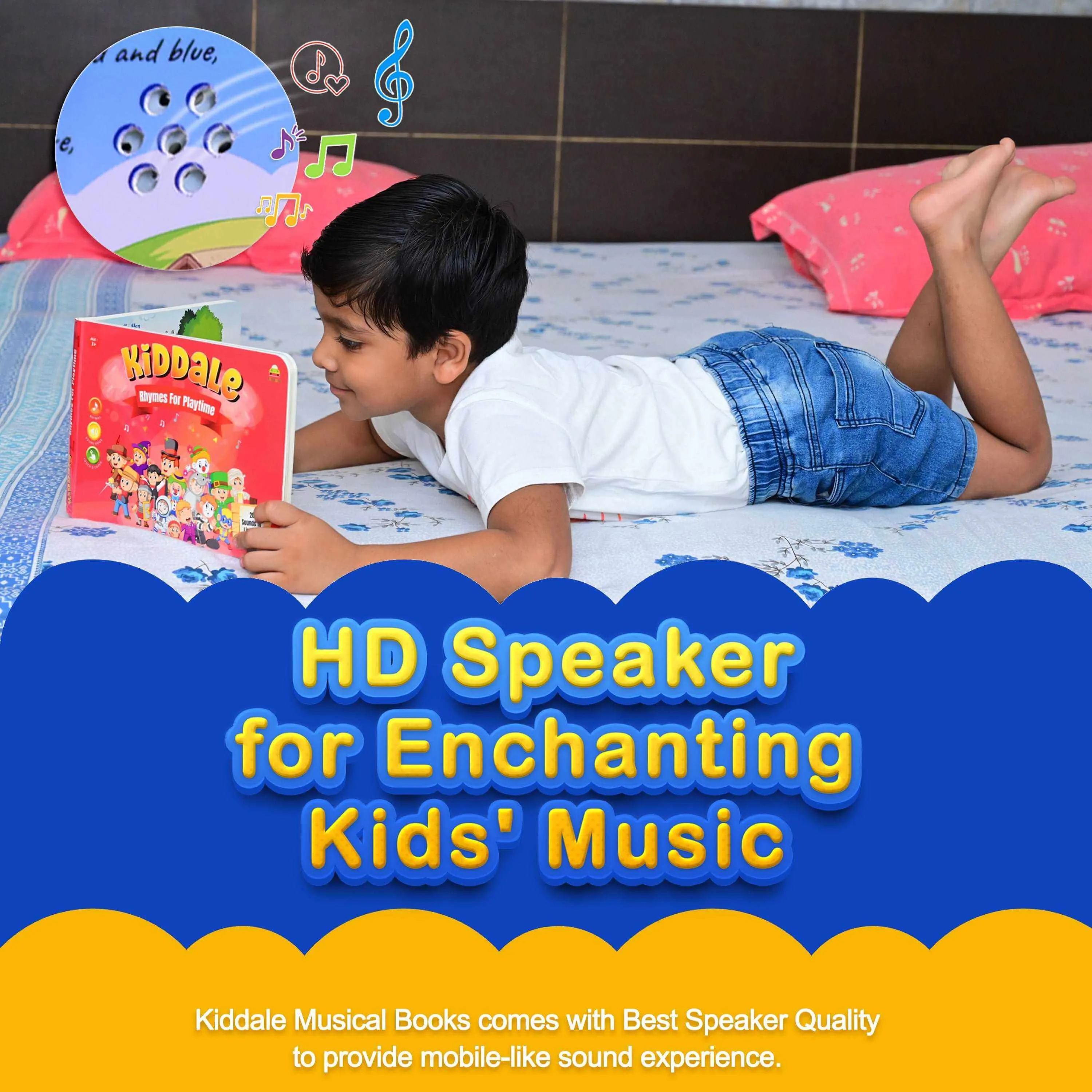 Kiddale Top and Popular English Nursery Rhymes Sound & Songs Book