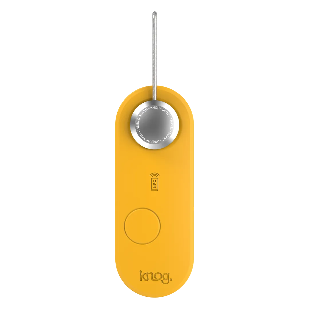 KNOG - Scout Travel Smart Luggage Tag with Tracker - Yellow