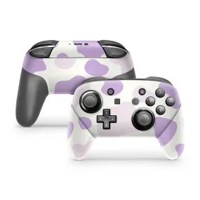 Lavender Moo Moo Nintendo Switch Pro Controller Skin